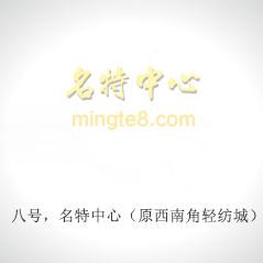 八號(hào)，名特中心（原西南角輕紡城）